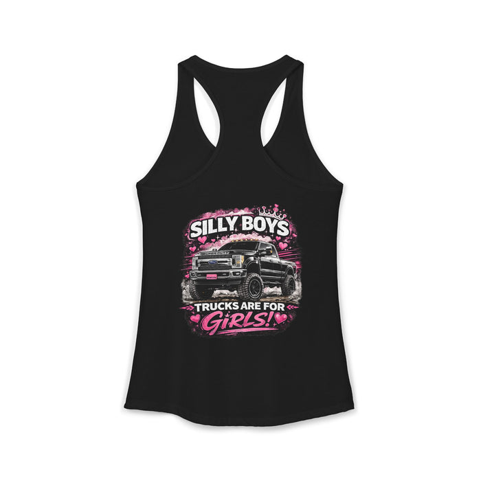 Women's Silly Boys Racerback Tank